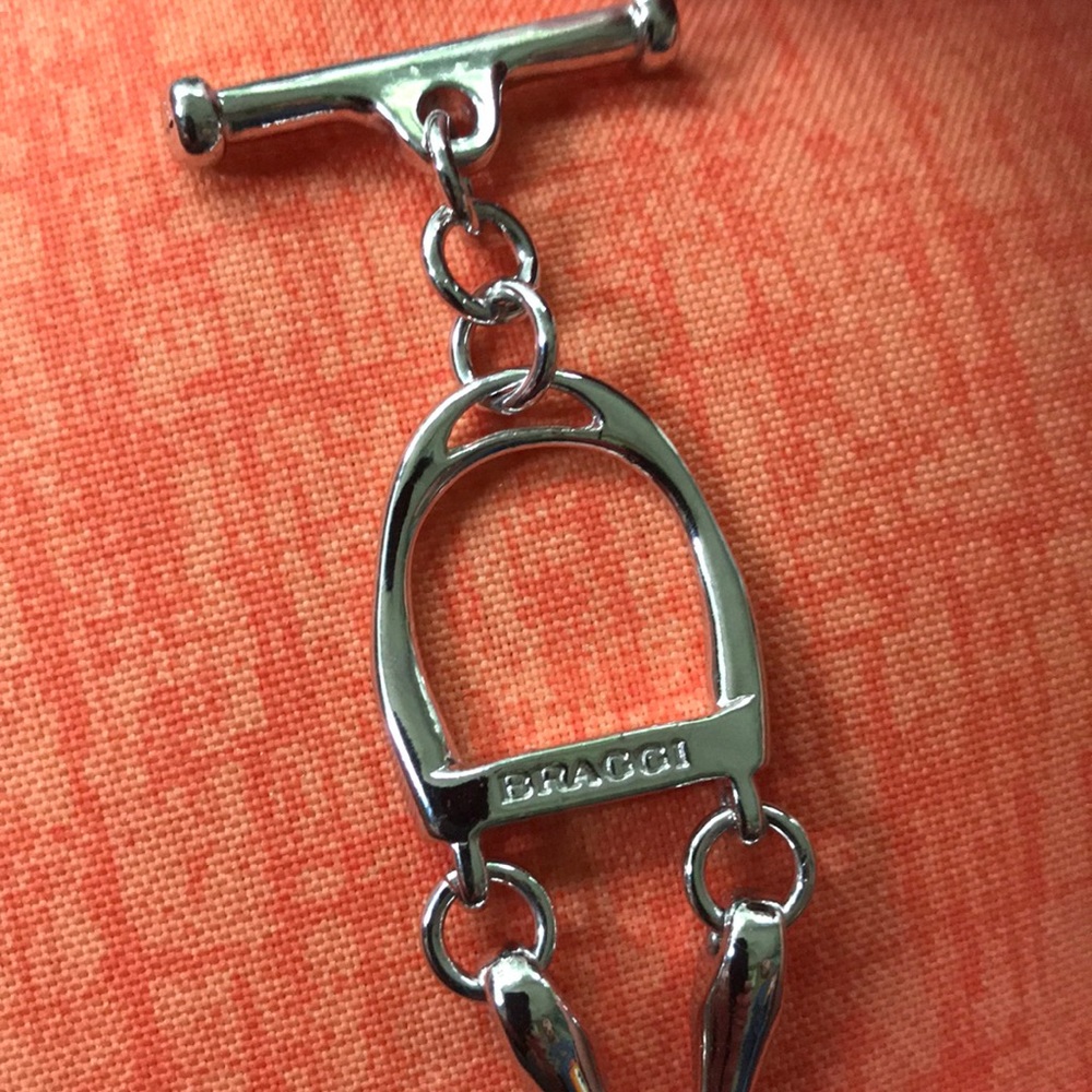 1970s Braggi Stirrup Bracelet!!! Horse Lovers! 🐴